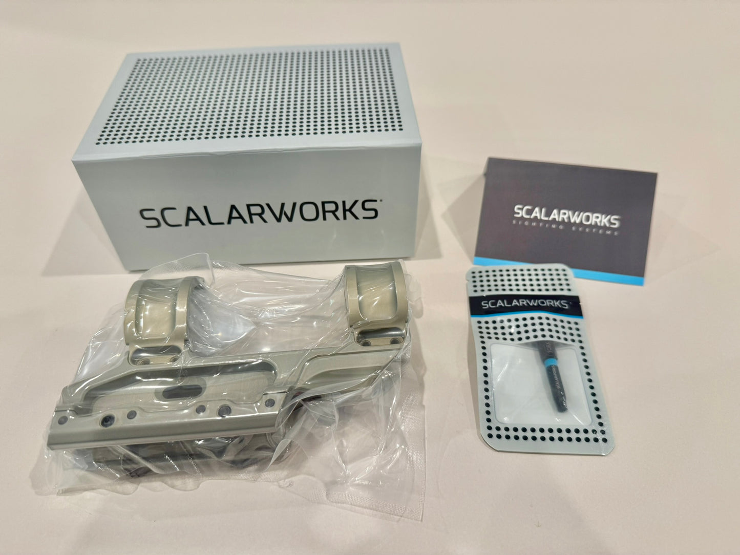 Scalarworks LEAP/09 SW0920T Quick‑Detach Scope Mount (34 mm, 1.93″, Standalone, Tan)