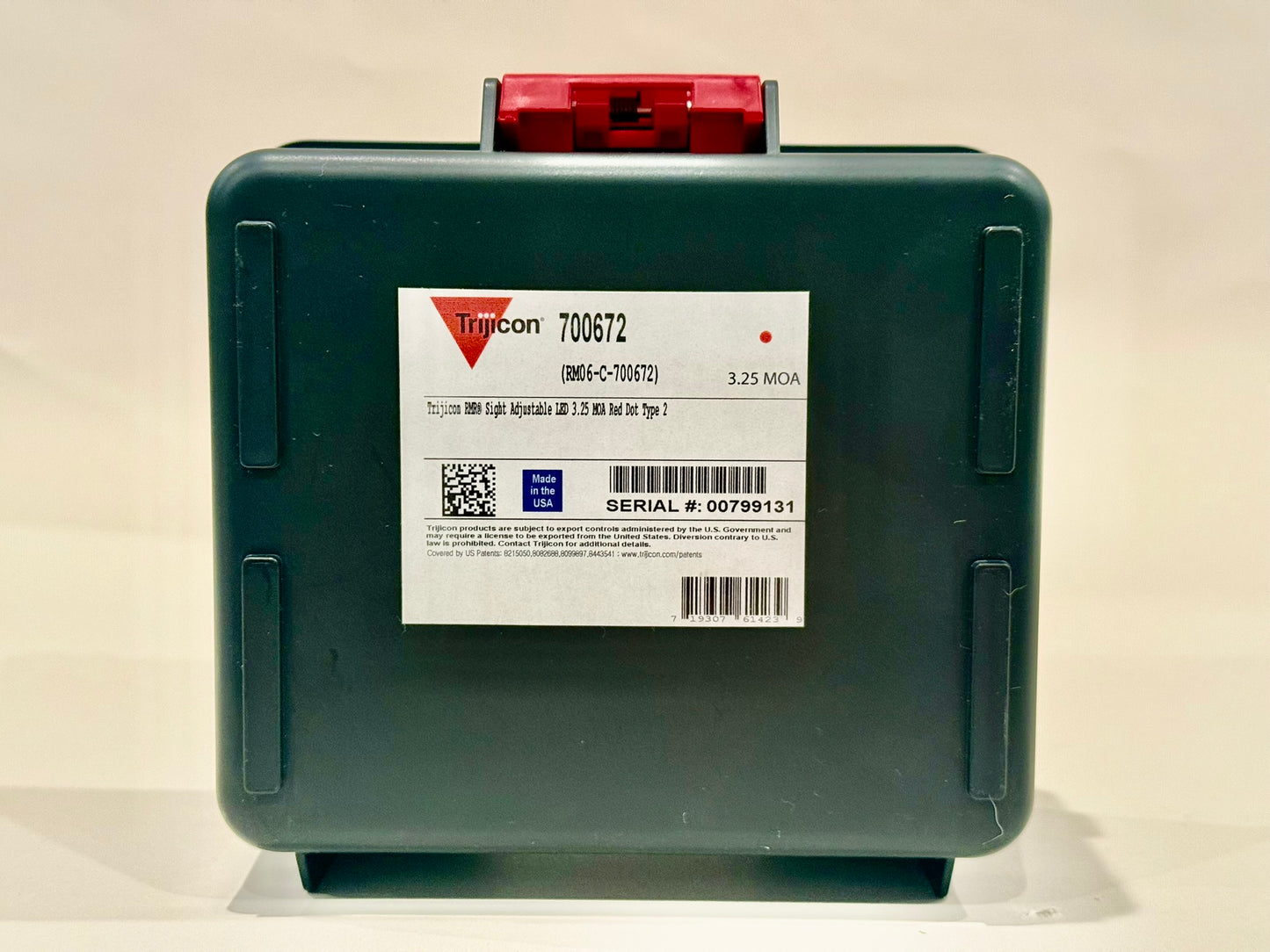 Trijicon RMR 3.25 MOA Black Type 2 RM06-C-700762