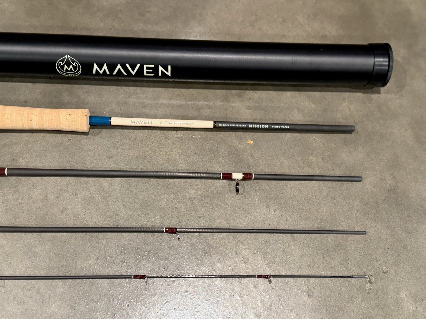 Maven Mission 1076TT-4 10wt 7'6" 4pc