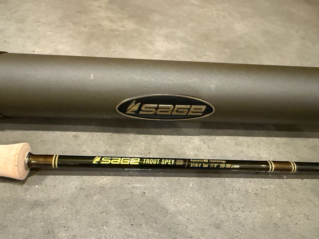 Sage Trout Spey Rod 3110-4 3wt 11' 4pc