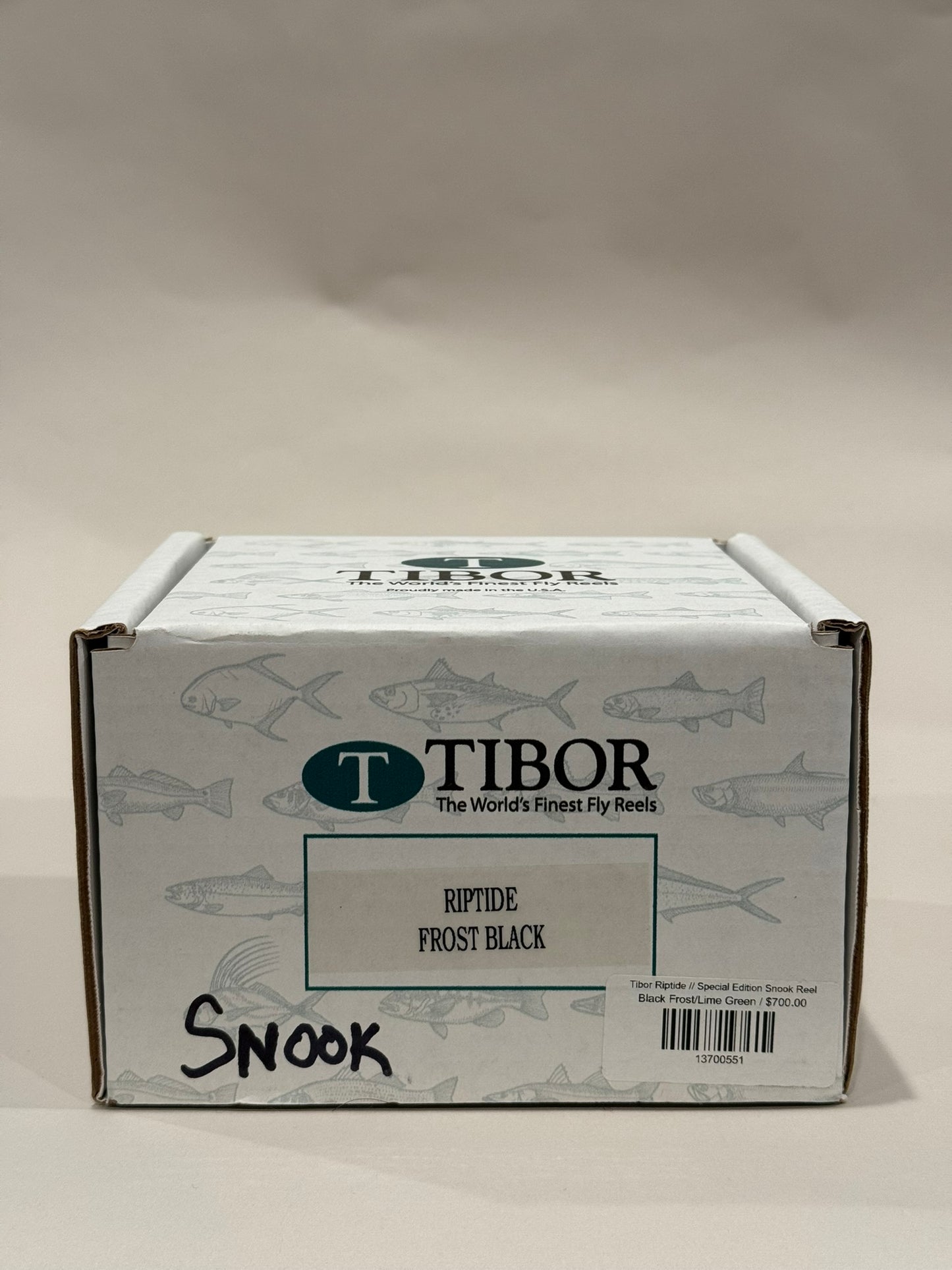 Tibor Riptide 9/10/11 Frost Black Snook