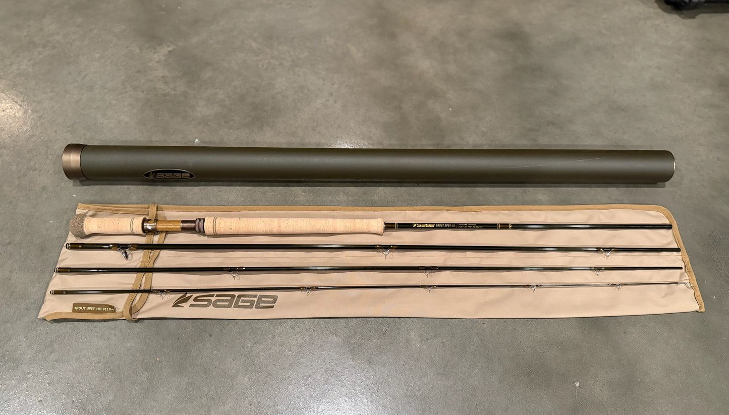 Sage Trout Spey Rod 3110-4 3wt 11' 4pc
