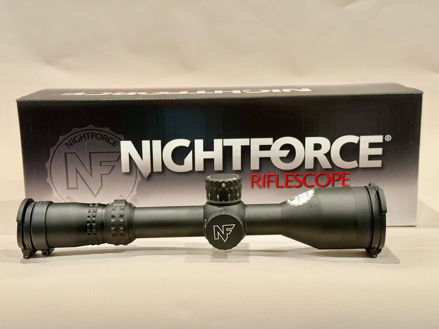 Nightforce NX8 2.5-20 MIL-XT Black Zerostop CW DIGILLUM .1 MIL-RAD AA68378B
