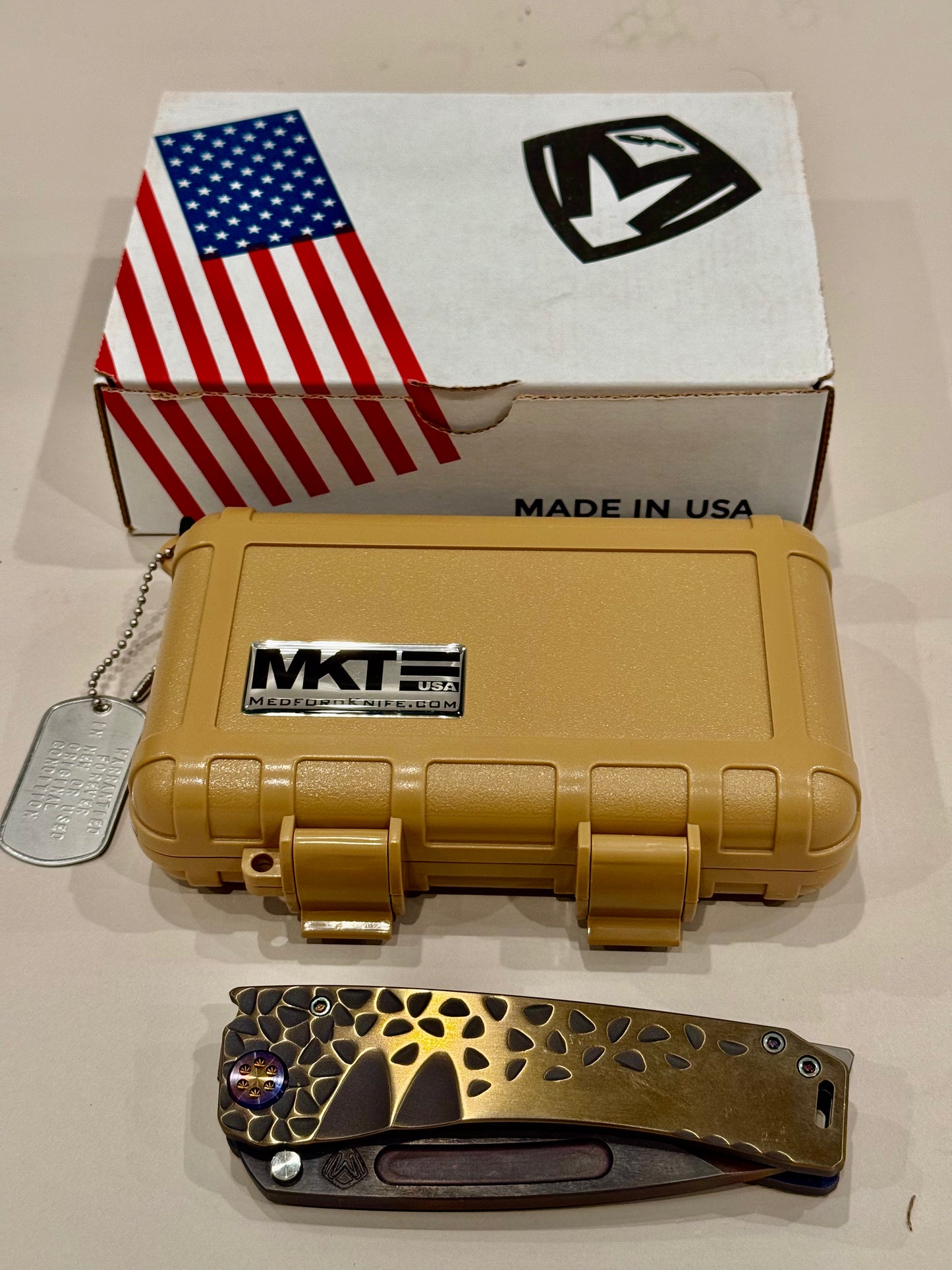 Medford Marauader (full) Vulcan Drop Point S35VN