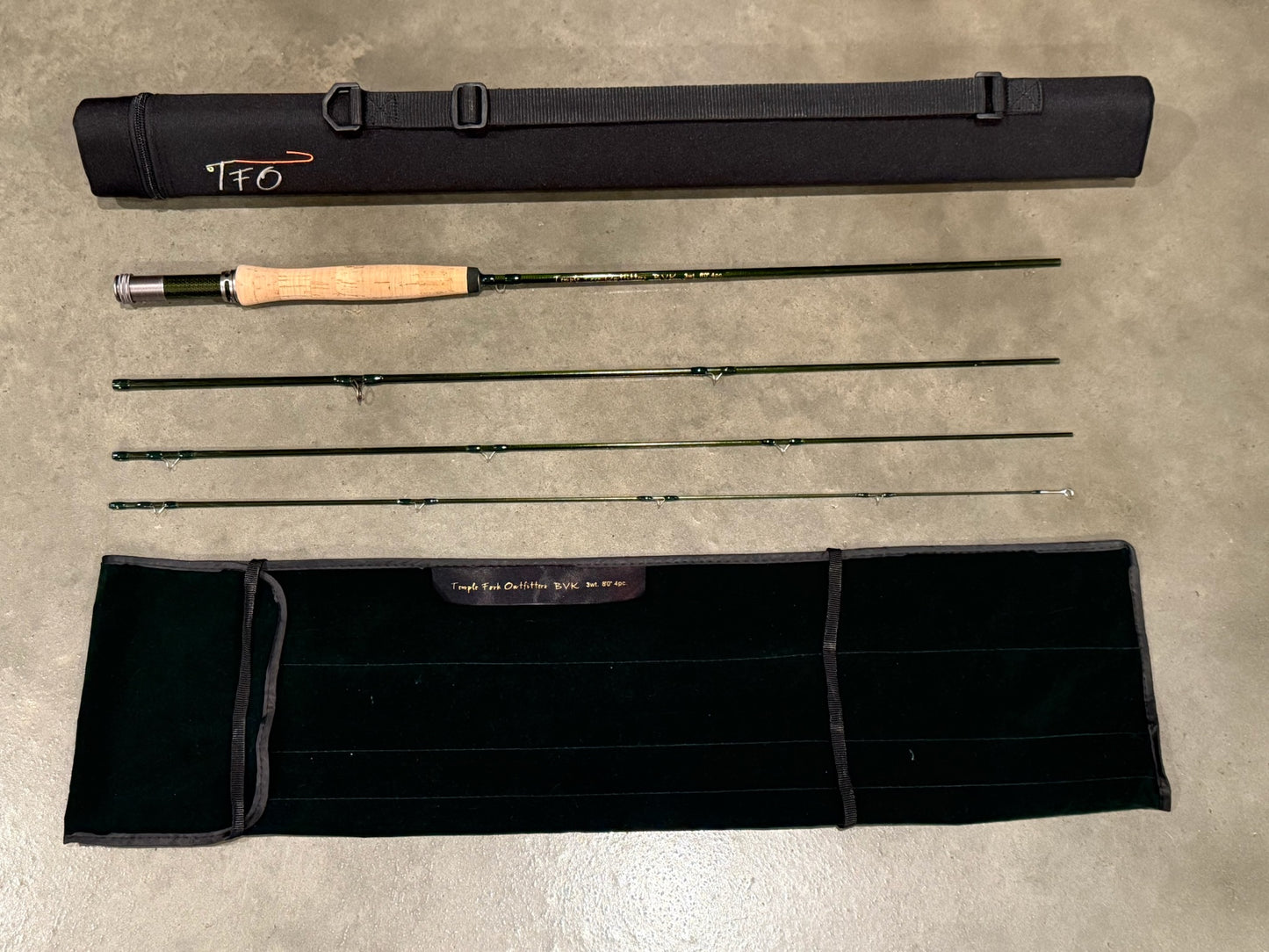 TFO BVK 03844 3wt 8' 4pc
