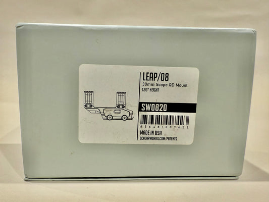 Scalarworks LEAP/08 SW0820 Quick‑Detach Scope Mount (1.93″, Standalone)