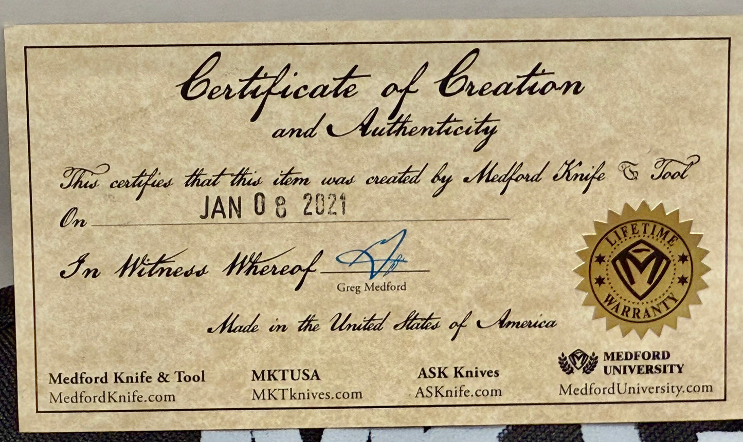 Medford Waki S Tumbled Standard 3V