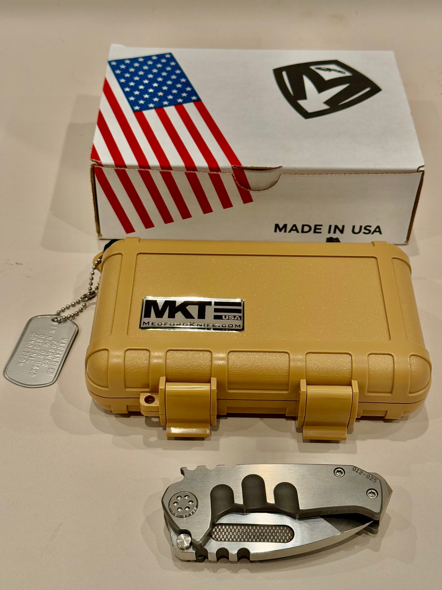 Medford Praetorian Micro Ti Satin Tanto S35VN