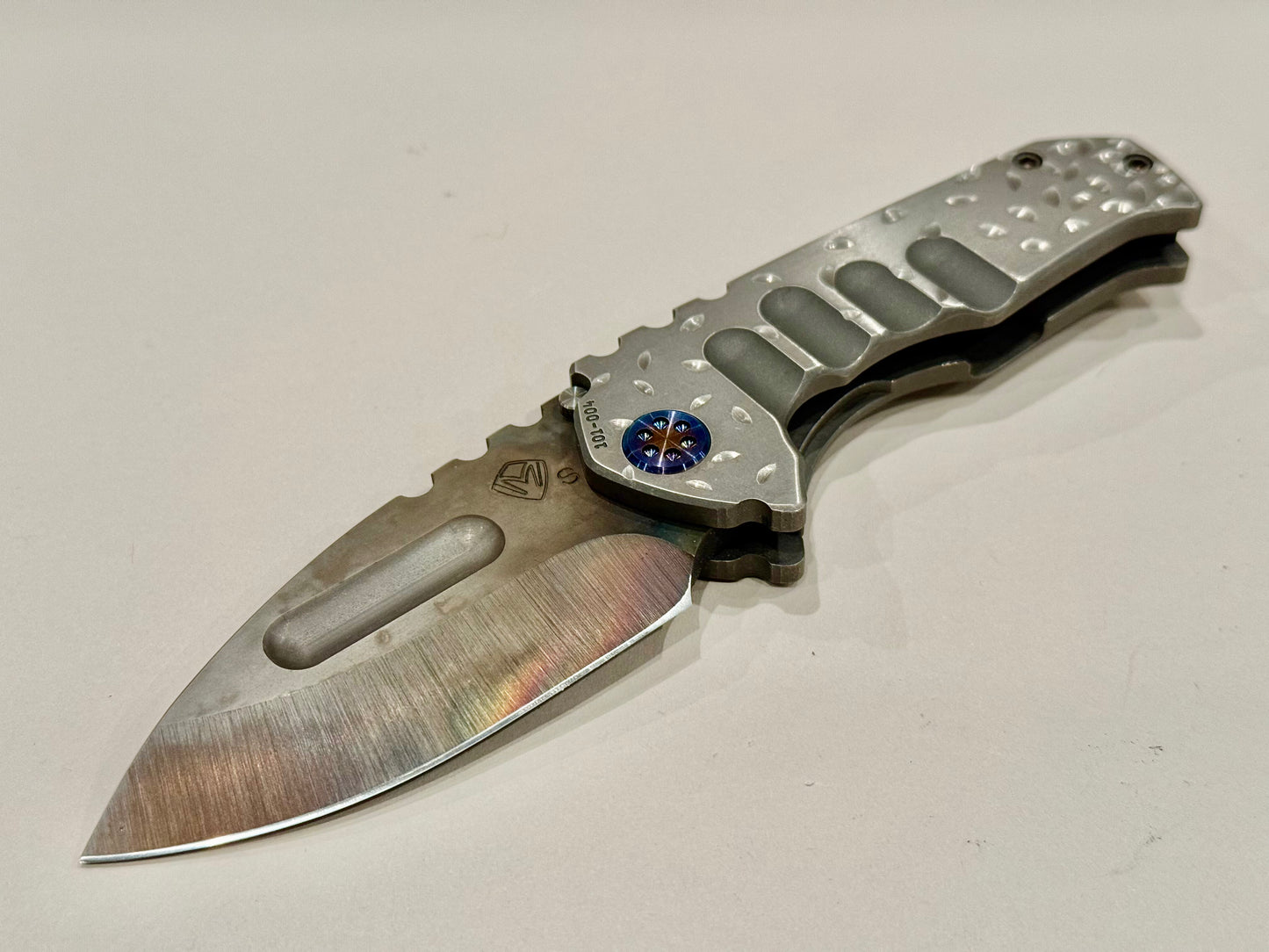 Medford Praetorian Genesis Ti Vulcan Drop Point S35VN