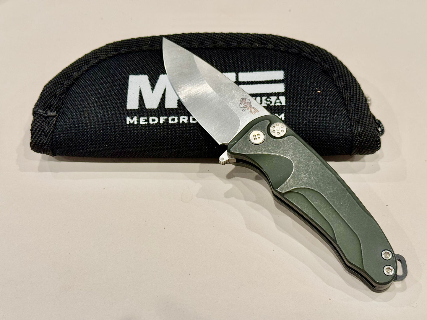 Medford Smooth Criminal Tumbled Drop Point S35VN