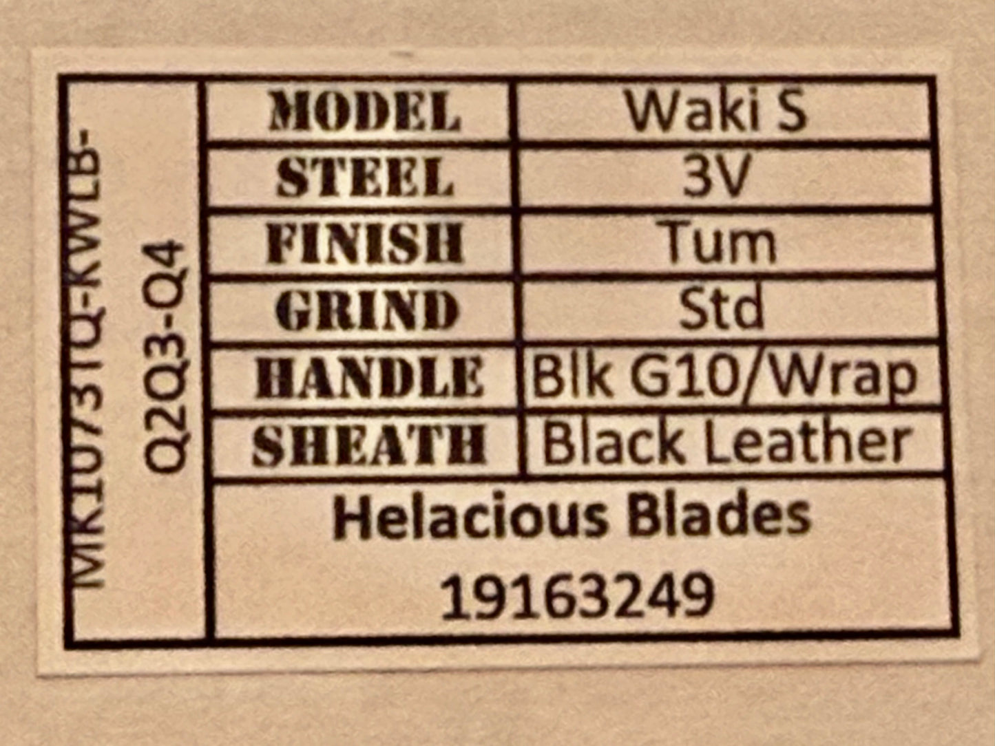 Medford Waki S Tumbled Standard 3V