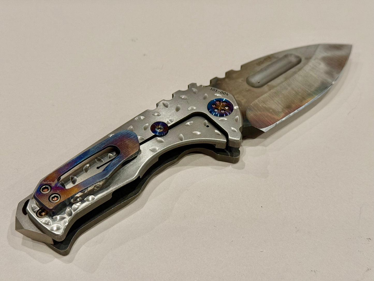 Medford Praetorian Genesis Ti Vulcan Drop Point S35VN